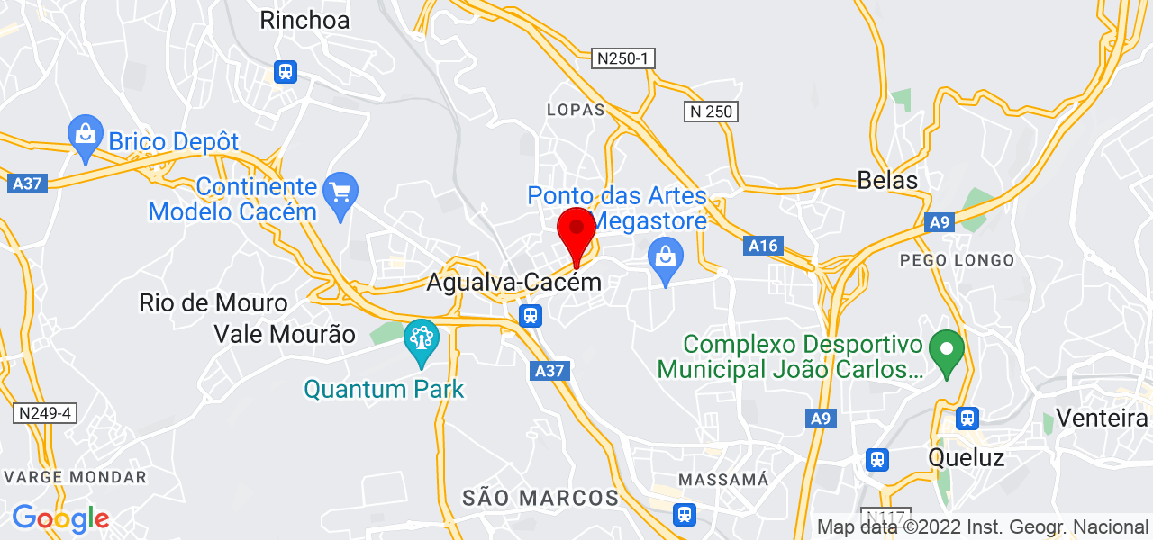 Sara Lopes - Lisboa - Sintra - Mapa