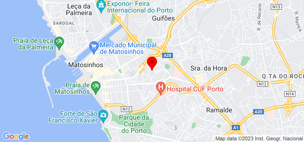 Tranportador - Porto - Matosinhos - Mapa