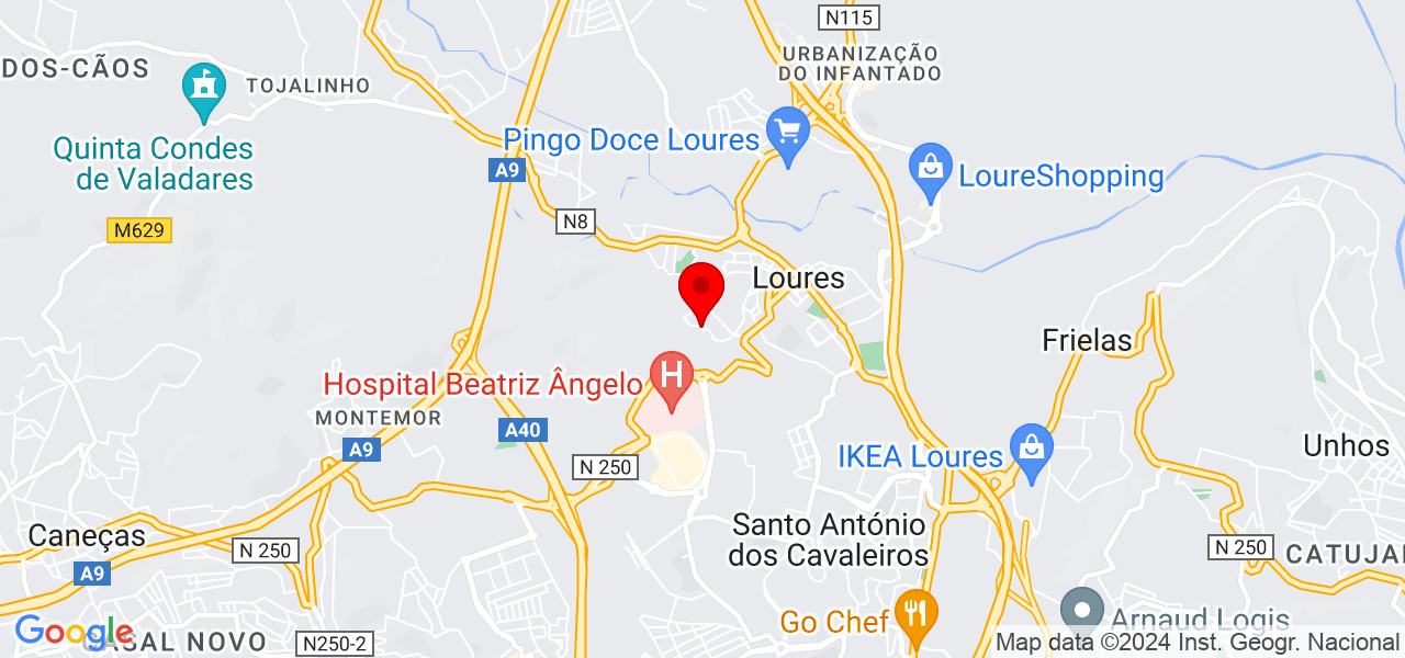Ramize - Lisboa - Loures - Mapa