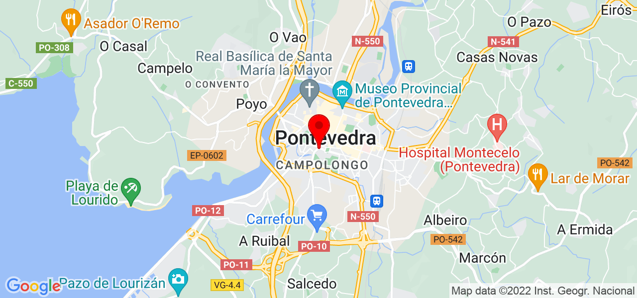 Isabella - Galicia - Pontevedra - Mapa