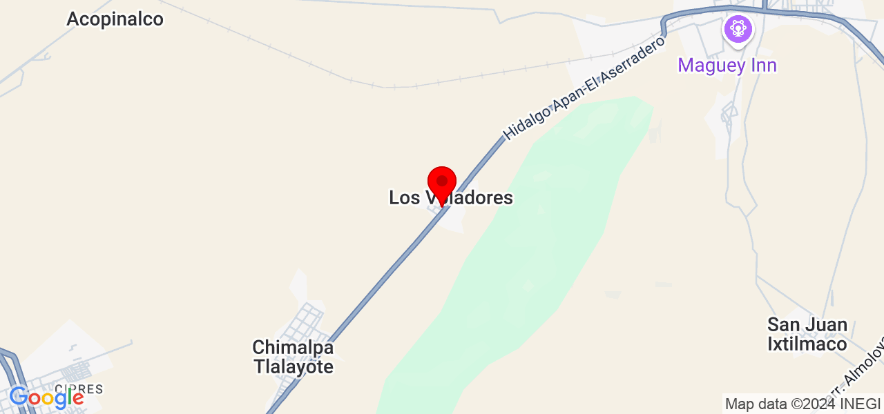 Construcciones DAJA - Hidalgo - Apan - Map