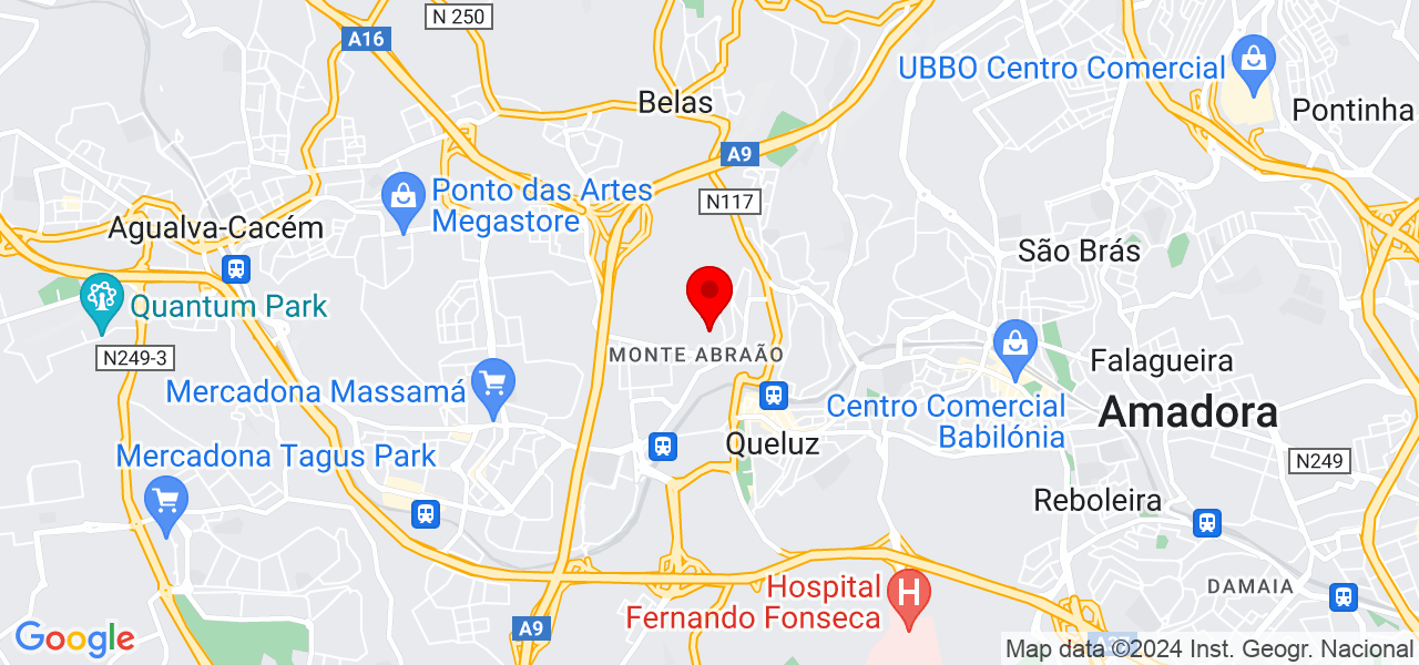 Fabiano Chalusniaki - Lisboa - Sintra - Mapa
