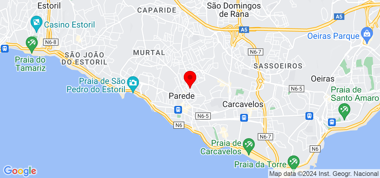 Tom&aacute;s Almeida - Lisboa - Cascais - Mapa