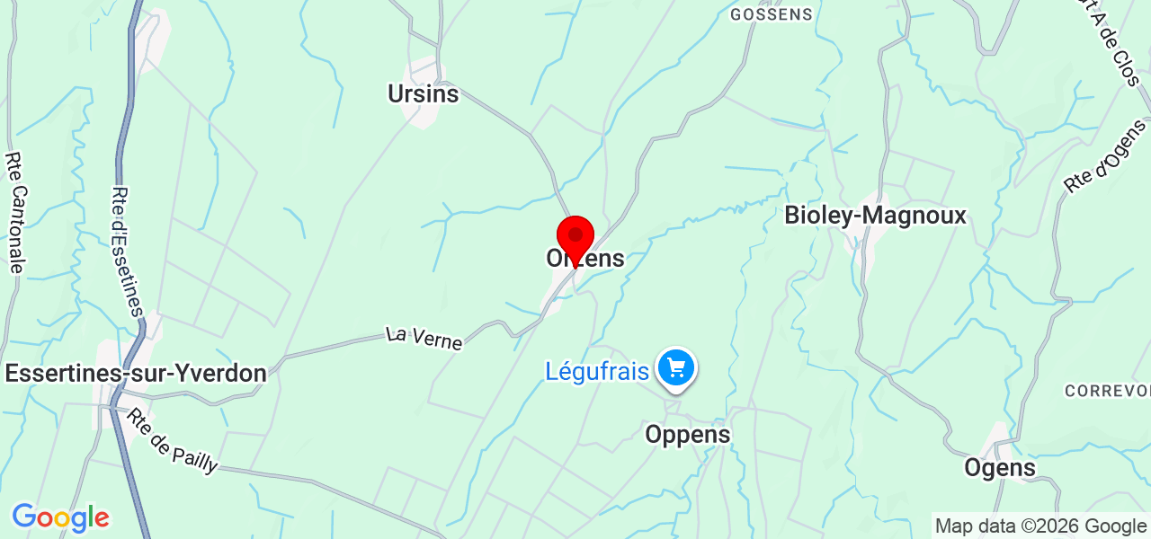 Swiss Home Solutions - Waadt - Orzens - Mapa