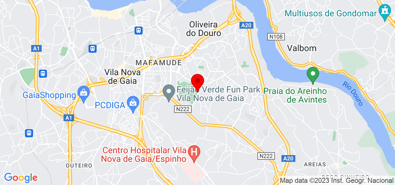 Sara Pinto - Porto - Vila Nova de Gaia - Mapa