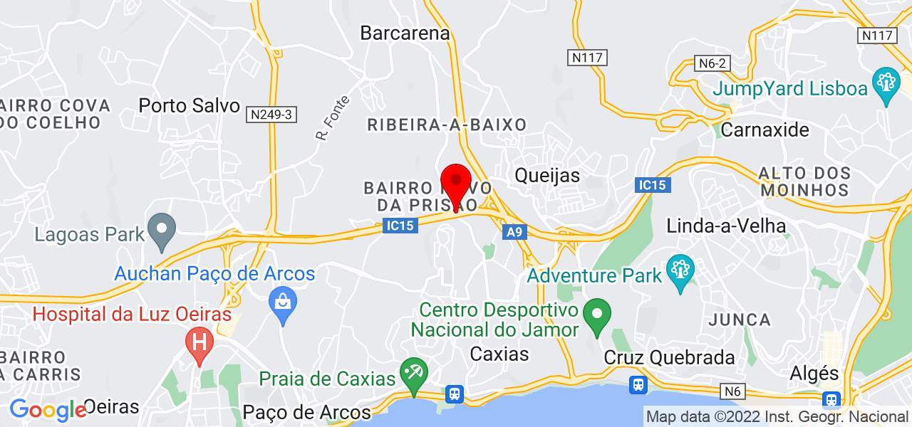 Denny - Lisboa - Oeiras - Mapa