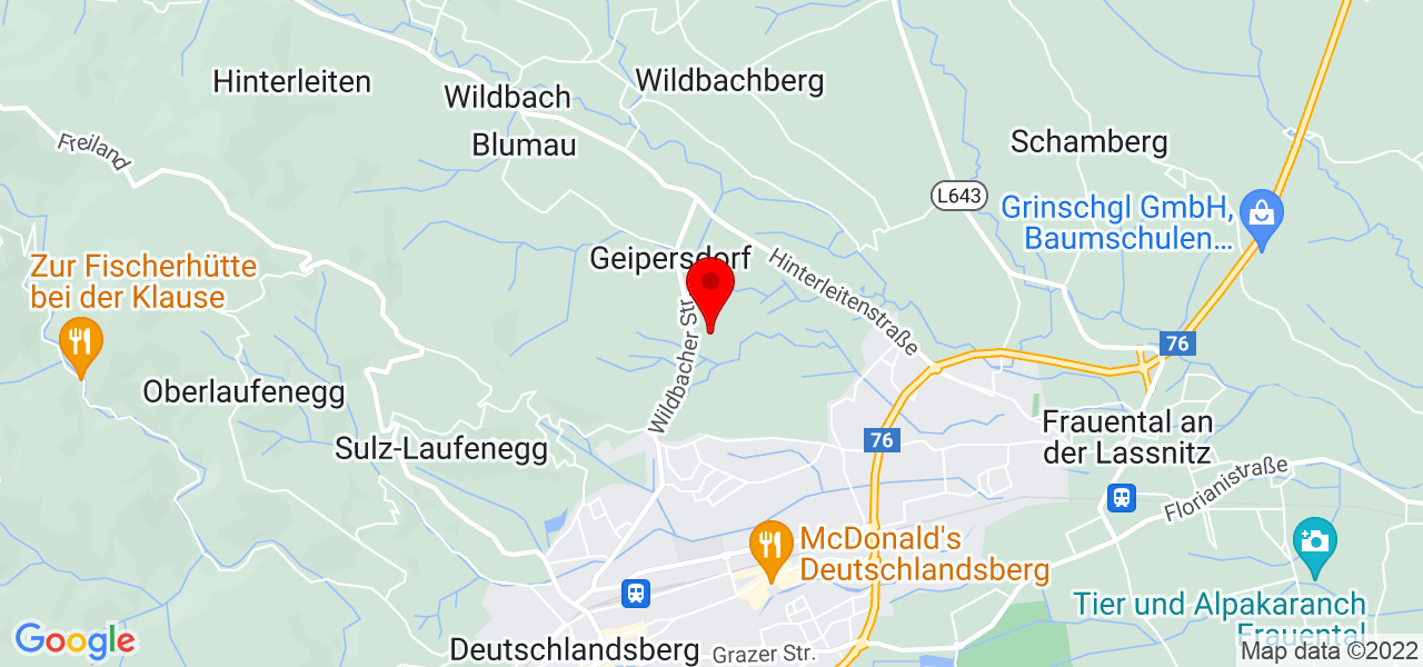 Elektrotechnik Machek - Steiermark - Deutschlandsberg - Karte