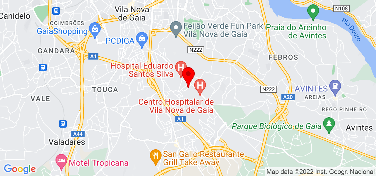 Laura Canha - Porto - Vila Nova de Gaia - Mapa