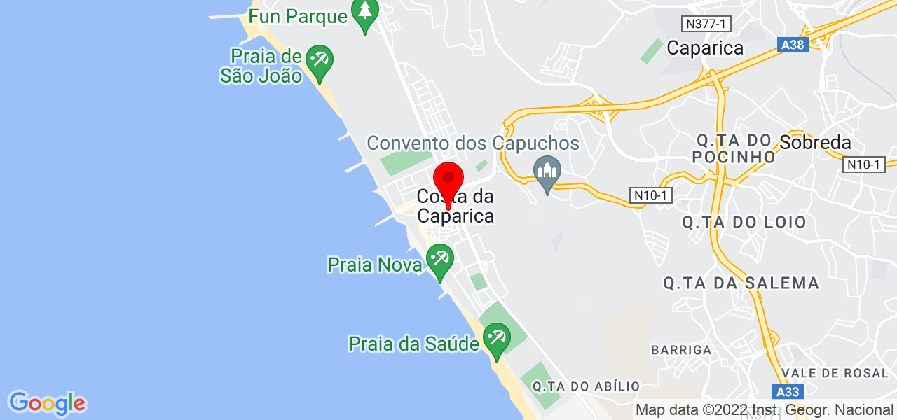 Ana marques - Setúbal - Almada - Mapa