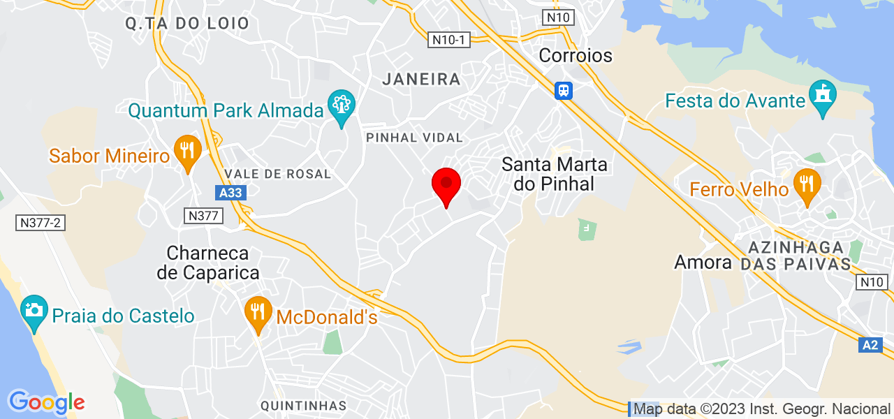 Ricardo - Setúbal - Seixal - Mapa
