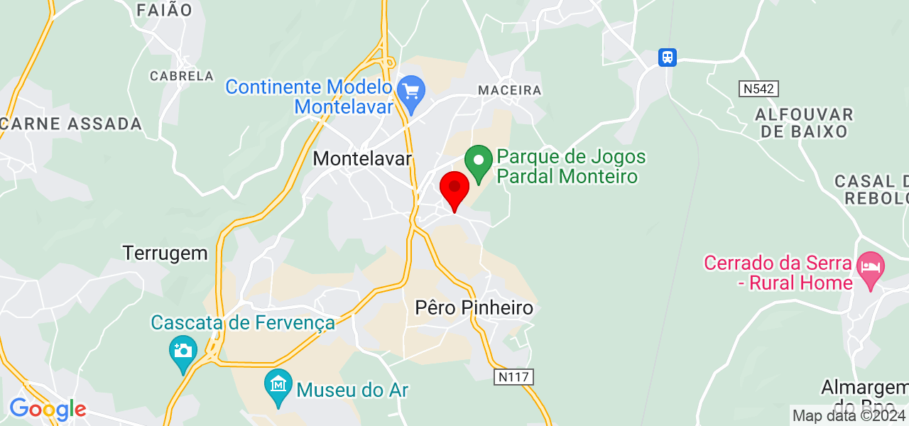 Jessica Monte - Lisboa - Sintra - Karte