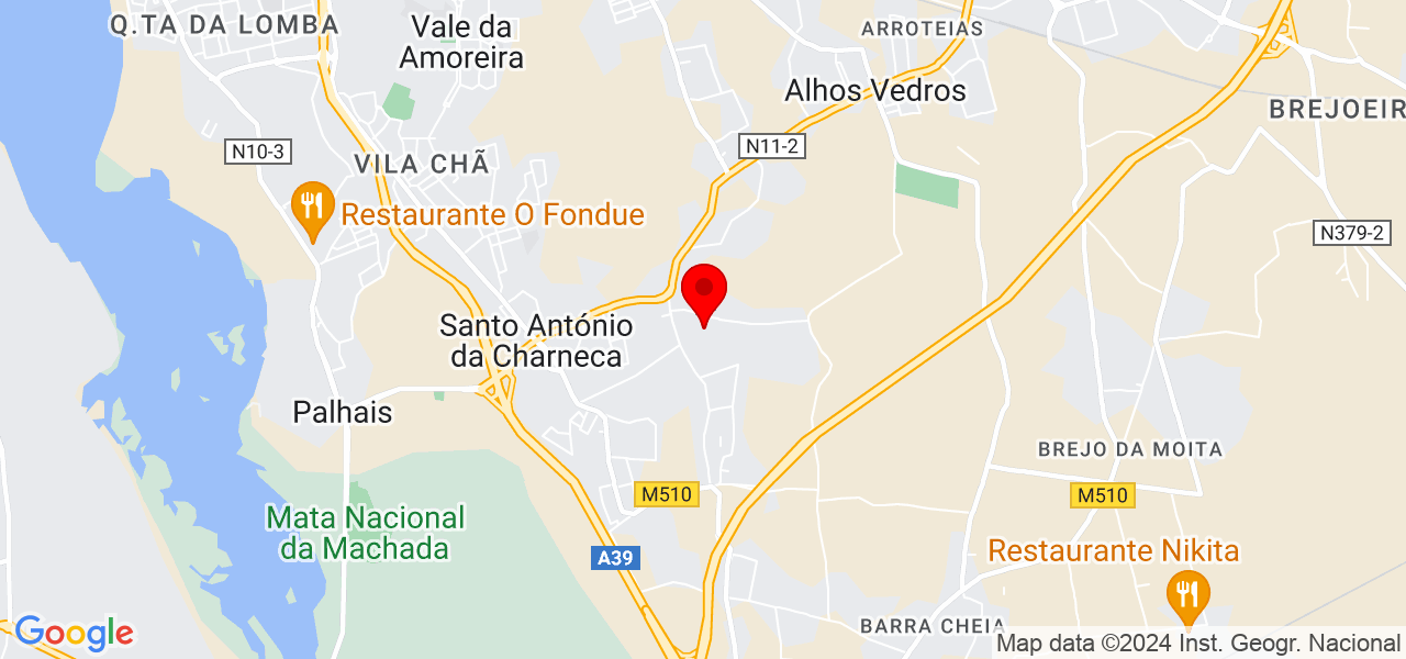 Sabrina Madail - Setúbal - Moita - Mapa