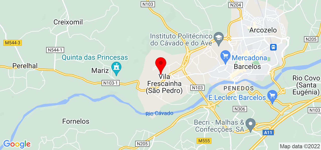 Helena Silva - Porto - Marco de Canaveses - Map