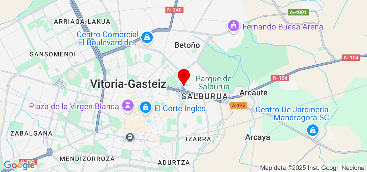 Amaia - País Vasco - Vitoria-Gasteiz - Mapa