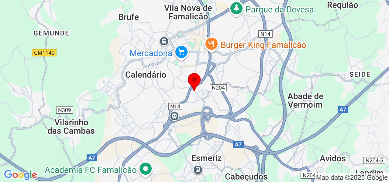 Filipa Silva Design - Braga - Vila Nova de Famalicão - Map