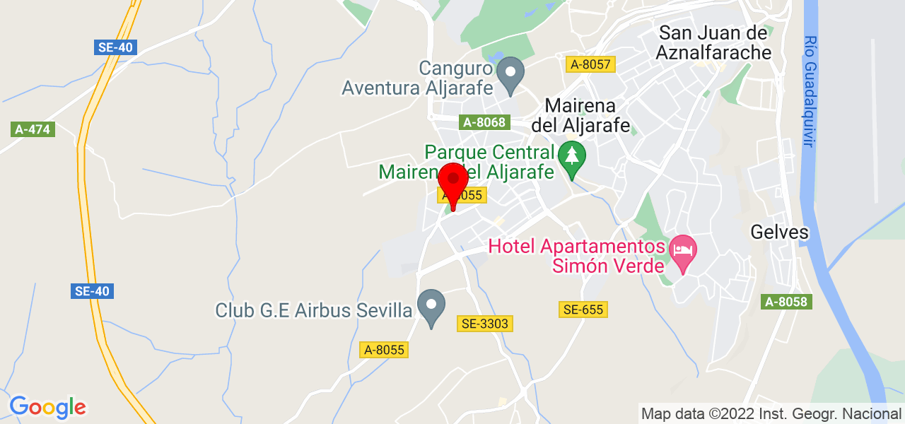 ADP Training - Andalucía - Mairena del Aljarafe - Mapa