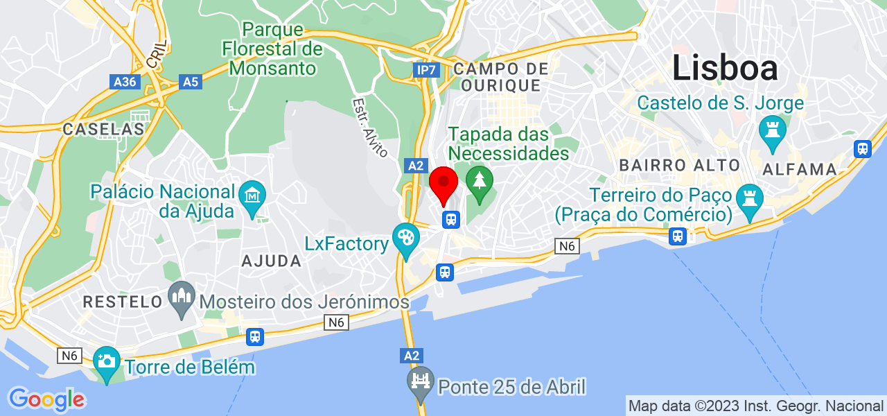 Fm El&eacute;trica - Lisboa - Lisboa - Mapa