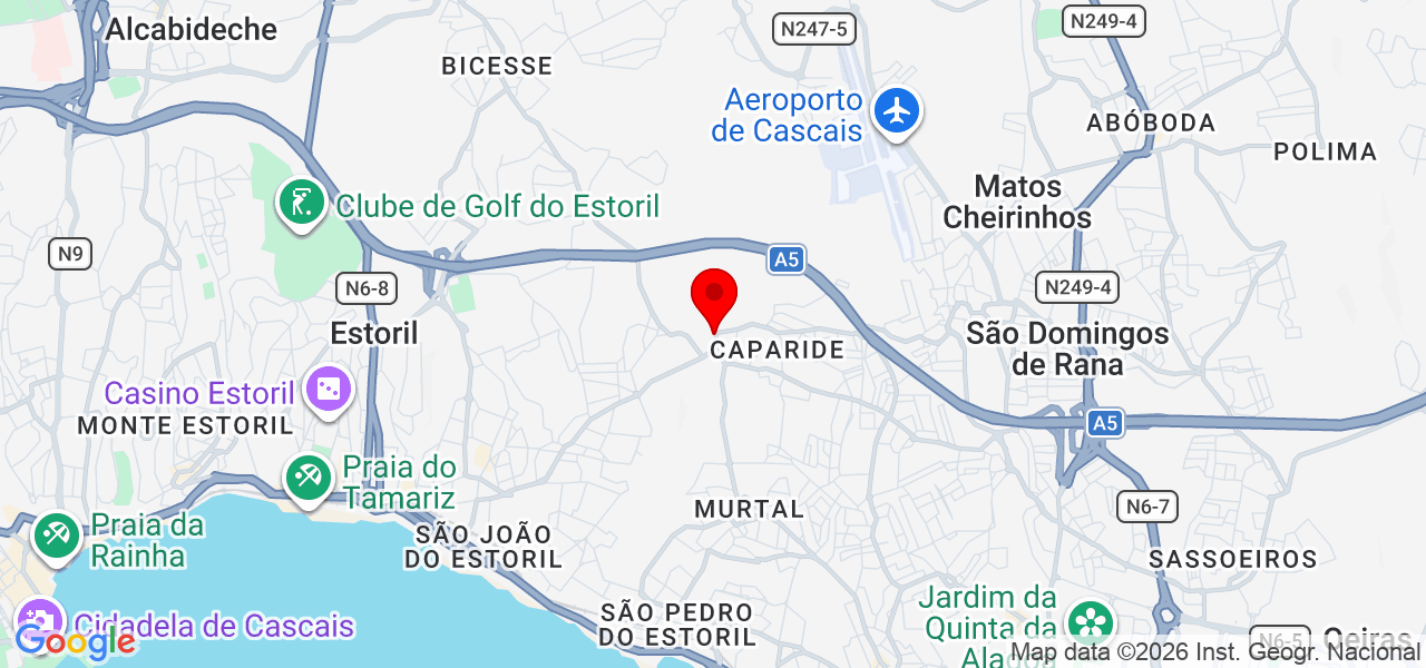 Gonçalves - Lisboa - Cascais - Mapa