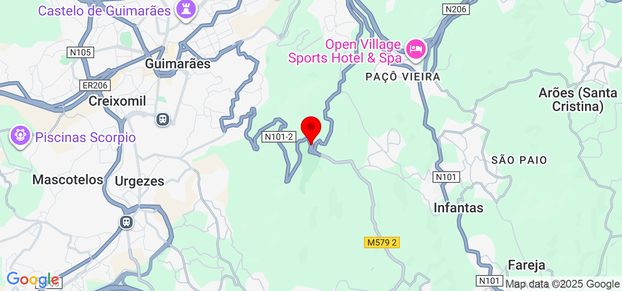 Hugo Araújo - Braga - Guimarães - Map