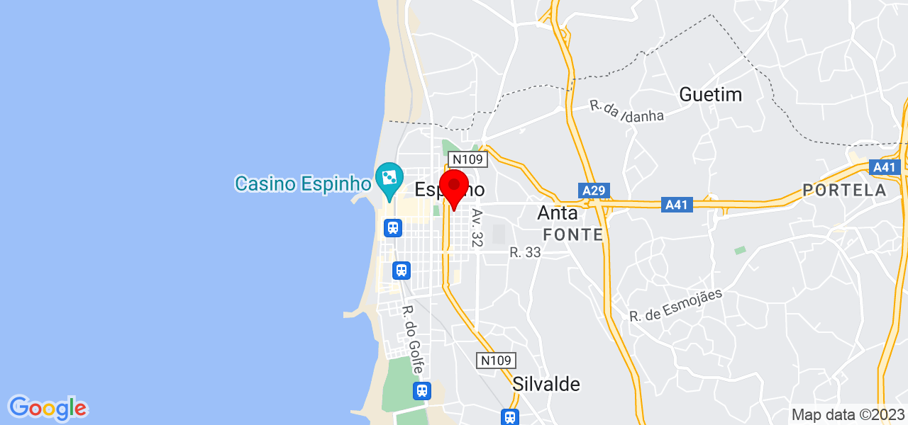 Jo&atilde;o Amorim - Aveiro - Espinho - Mapa