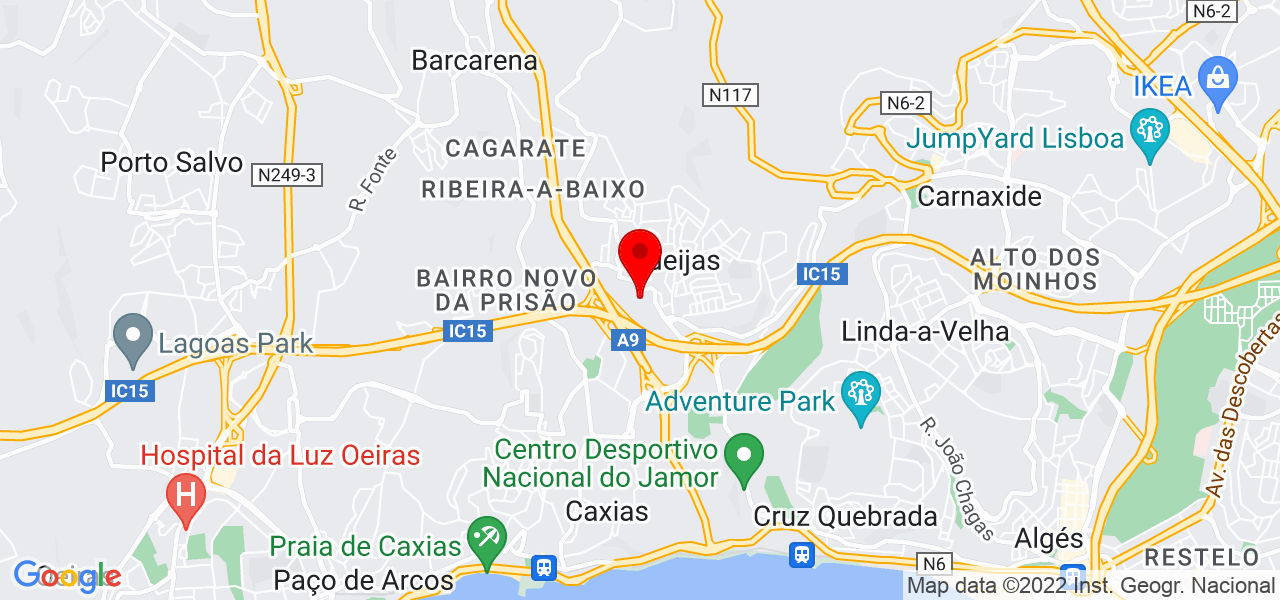 Century21 Fitam&eacute;trica - Lisboa - Oeiras - Mapa