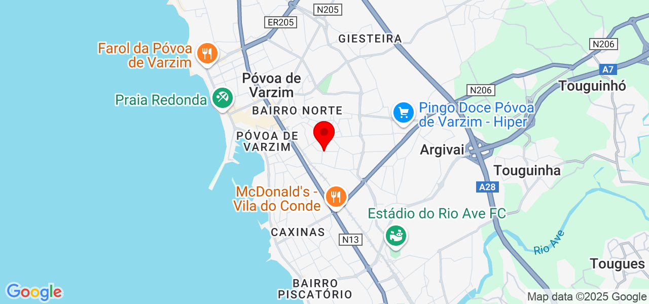 Angel - Porto - Póvoa de Varzim - Map
