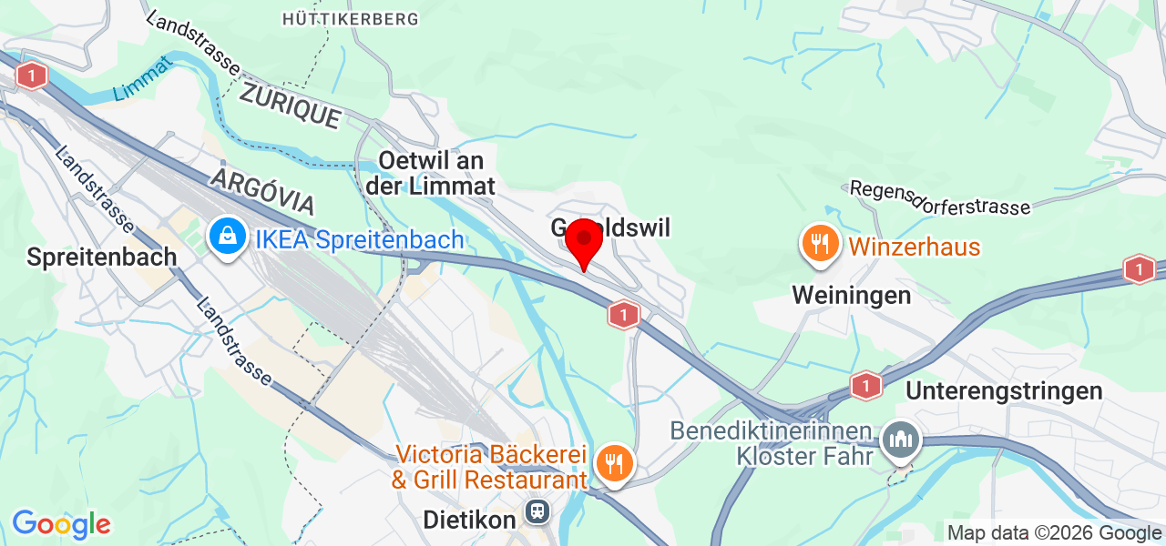 Rahmani BauSpenglerei GmbH - Zürich - Geroldswil - Carte