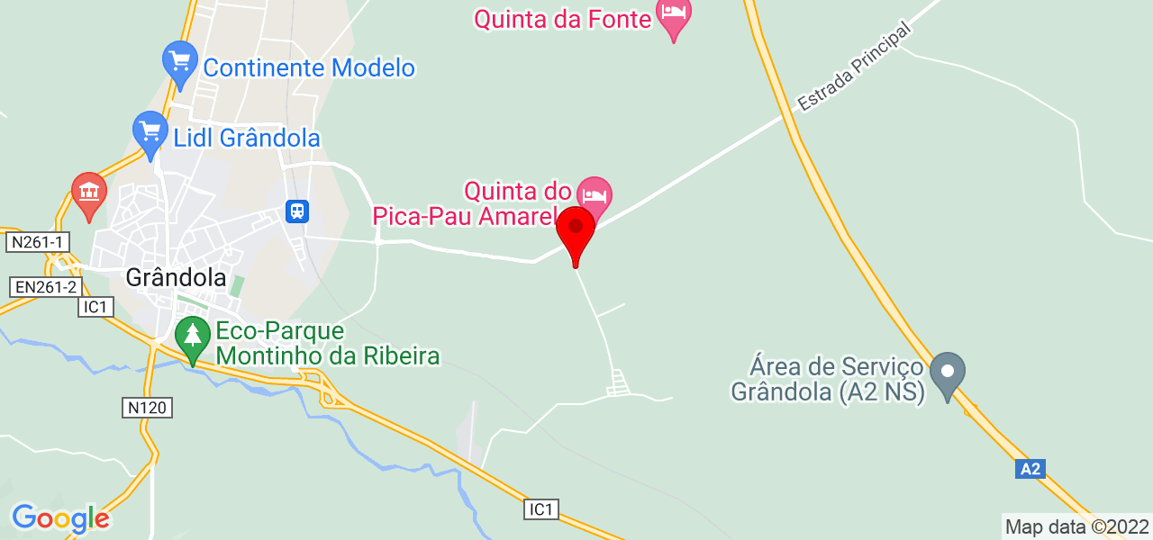 Flávio Filipe Ferreira Julião - Setúbal - Grândola - Mapa