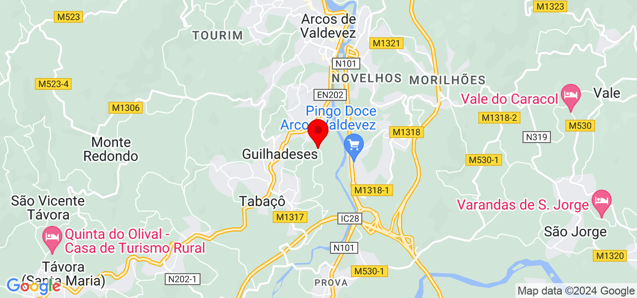 Limpeza com Brilho - Viana do Castelo - Arcos de Valdevez - Mapa