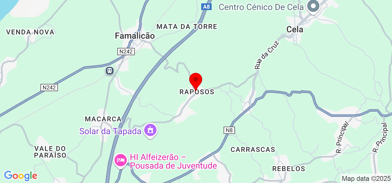 RRomão - Leiria - Nazaré - Karte