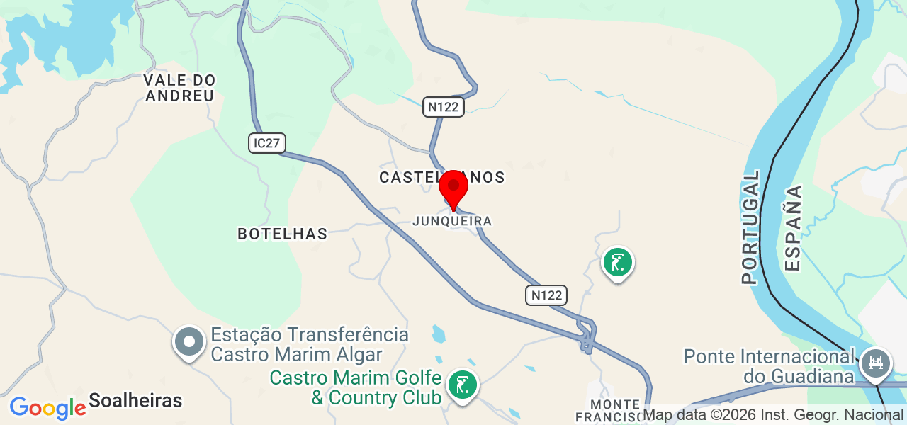Soraia - Faro - Castro Marim - Mapa