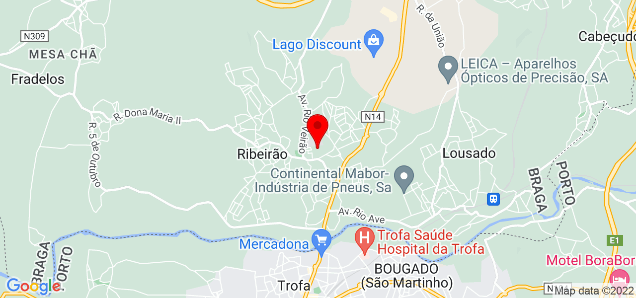 Killpest - Braga - Vila Nova de Famalicão - Mapa