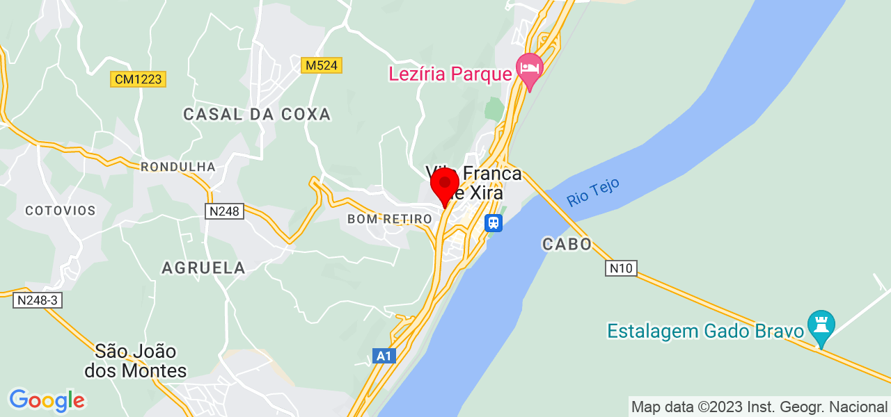 Mama - Lisboa - Vila Franca de Xira - Mapa