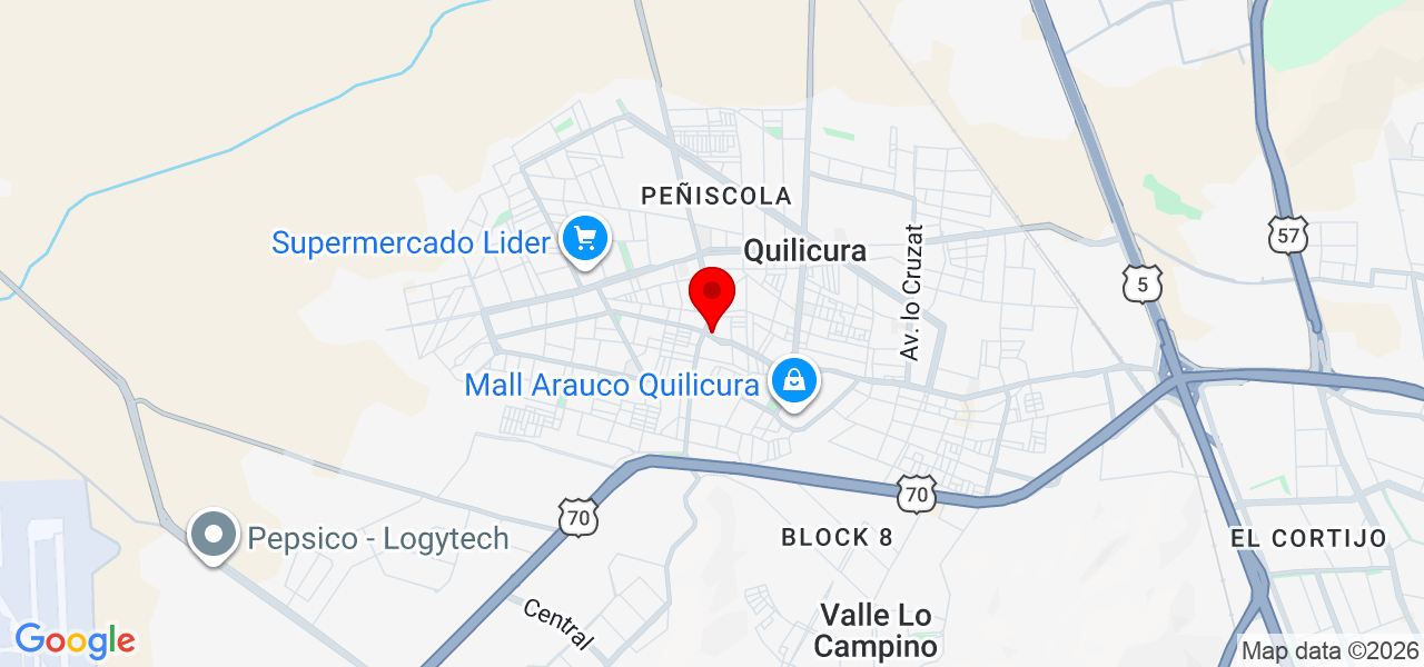 Javiera Cerda - Región Metropolitana de Santiago - Santiago - Map