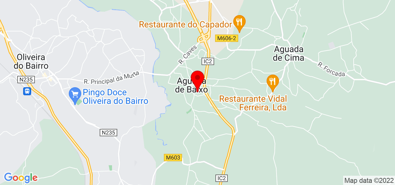 Tiago Oliveira Multiserviços Residenciais - Aveiro - Águeda - Mapa