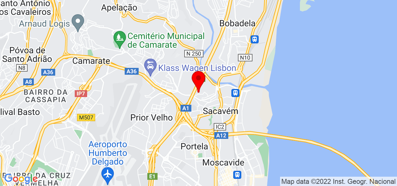 Raviana Fernandes - Lisboa - Loures - Mapa