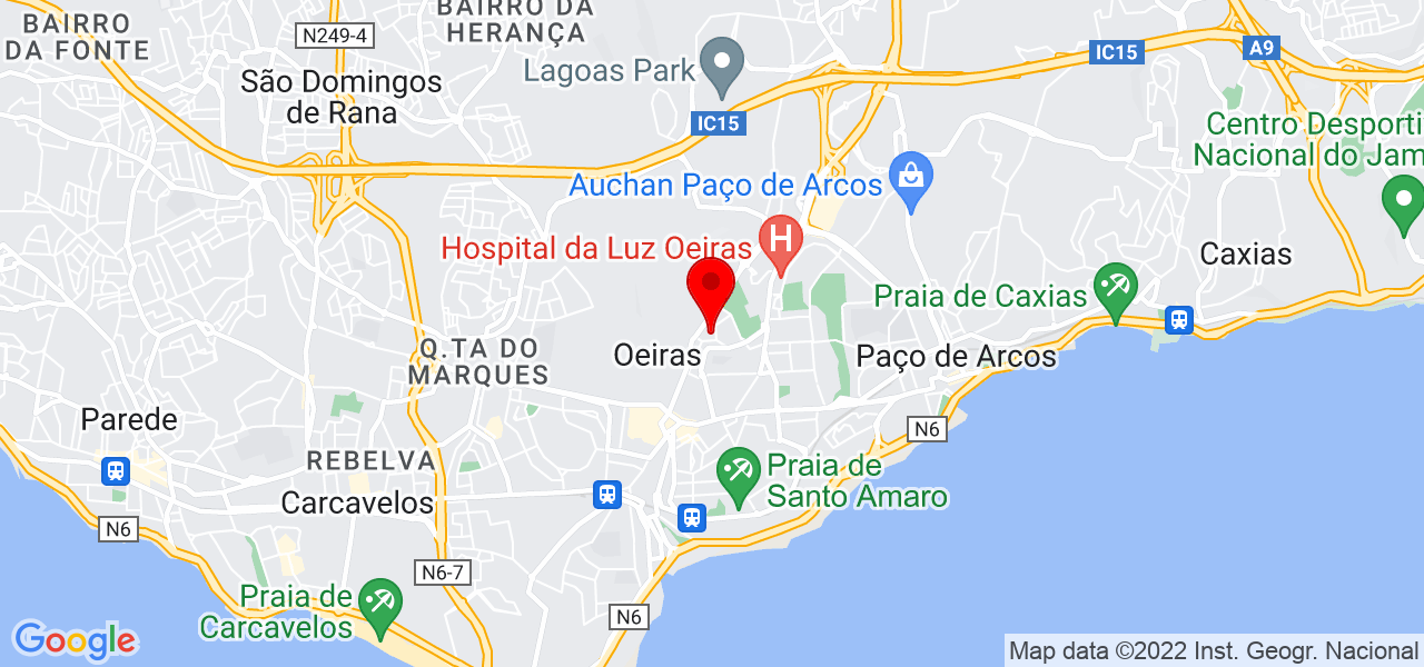 Eminancia - Lisboa - Oeiras - Mapa