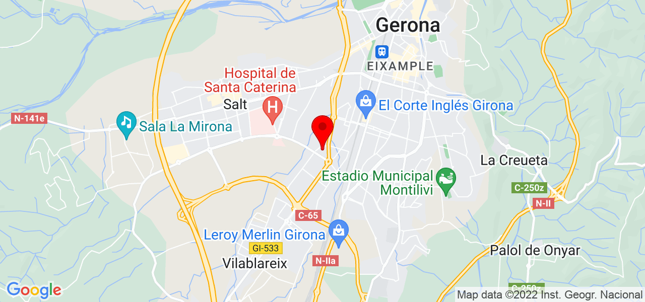 Ismael Jaber - Cataluña - Girona - Mapa