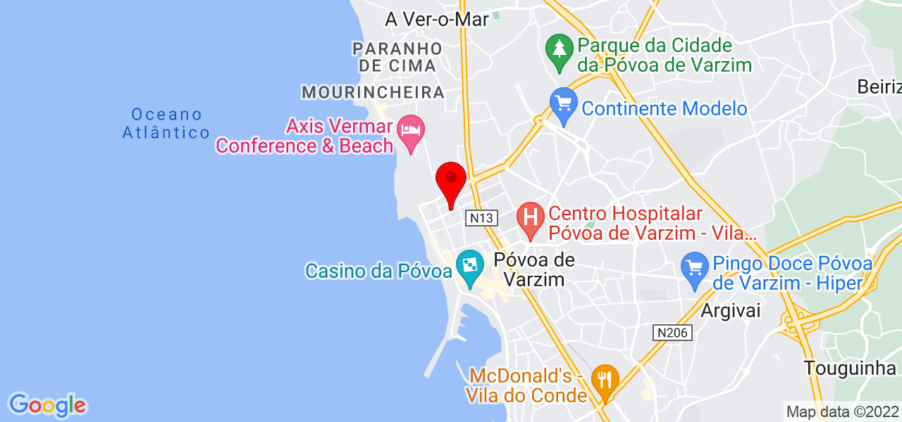 GG Pladur - Porto - Póvoa de Varzim - Mapa