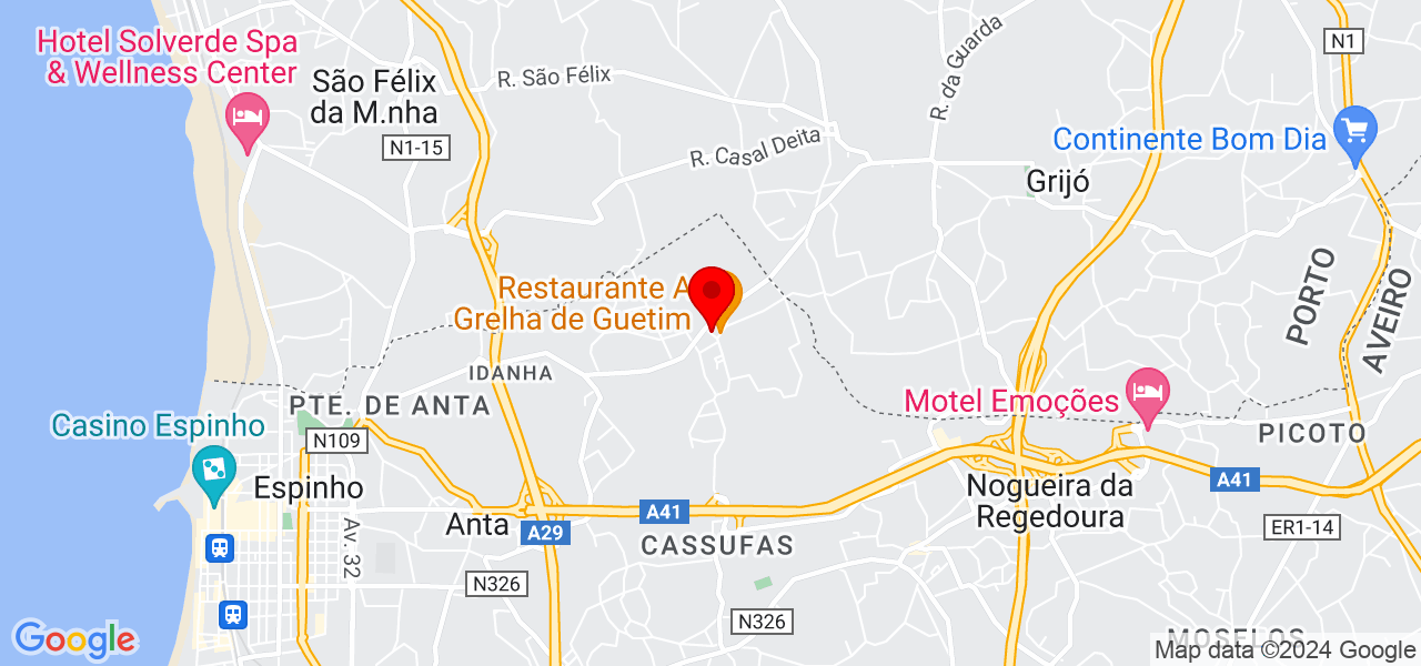 Cm Limpezas Florestais - Aveiro - Espinho - Mapa