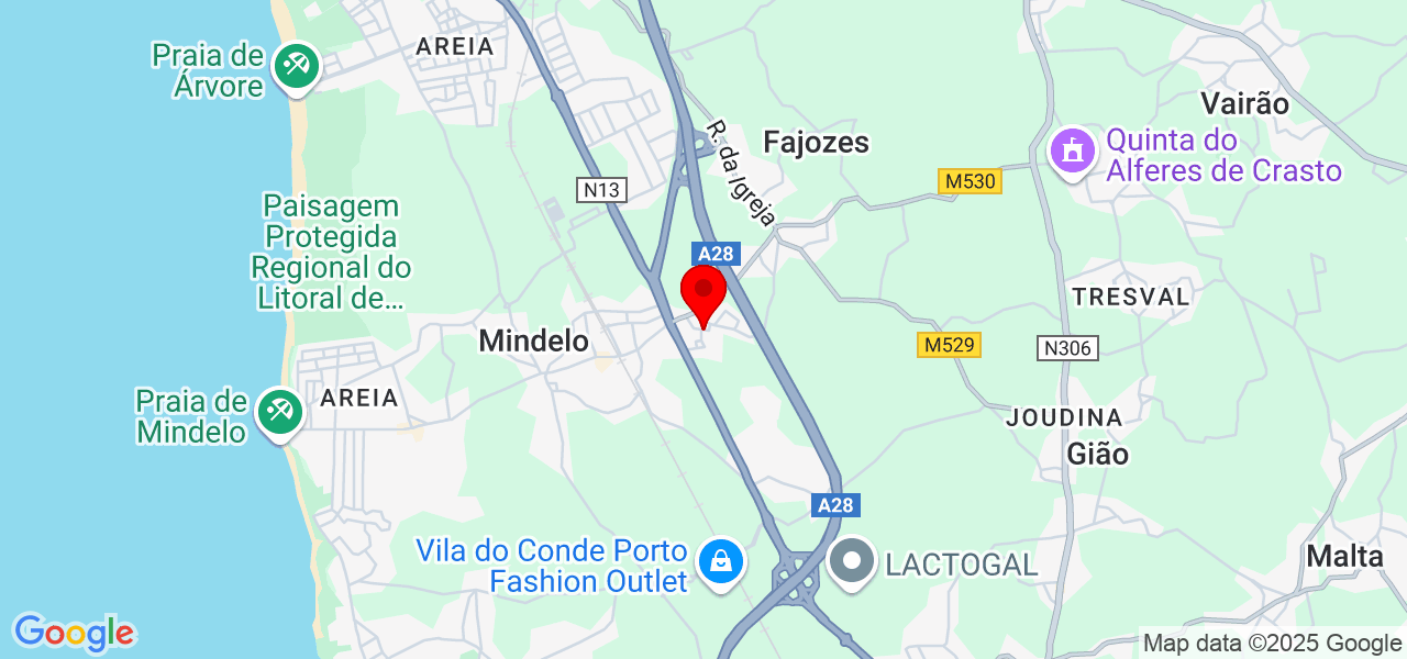 O ancinho - Porto - Vila do Conde - Mapa
