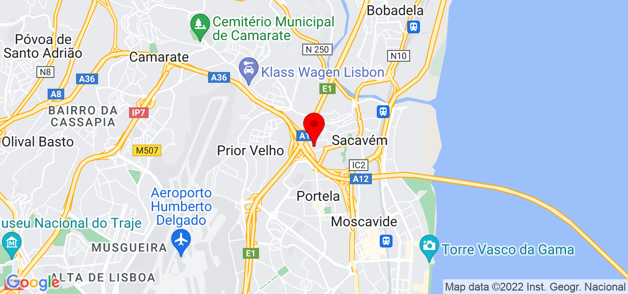 Ana - Lisboa - Loures - Mapa