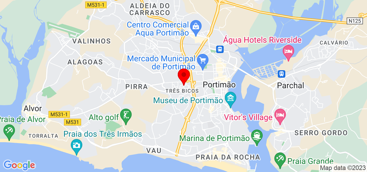 Carla silva - Faro - Portimão - Mapa