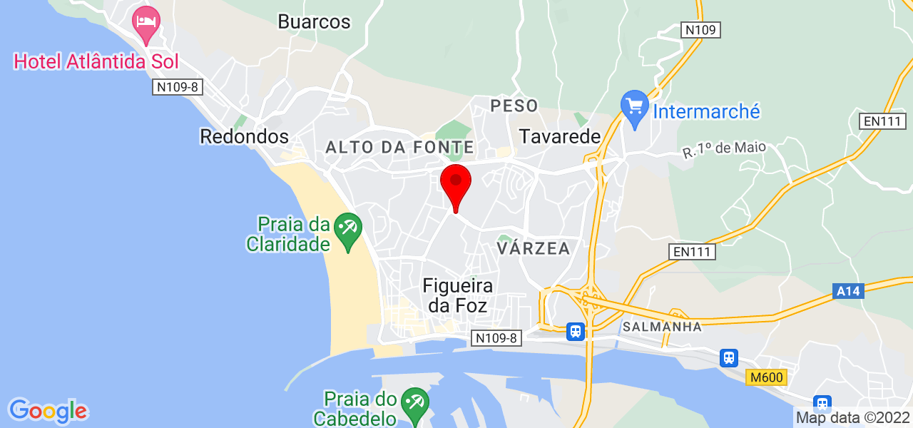 AnaManu costuras - Coimbra - Figueira da Foz - Mapa