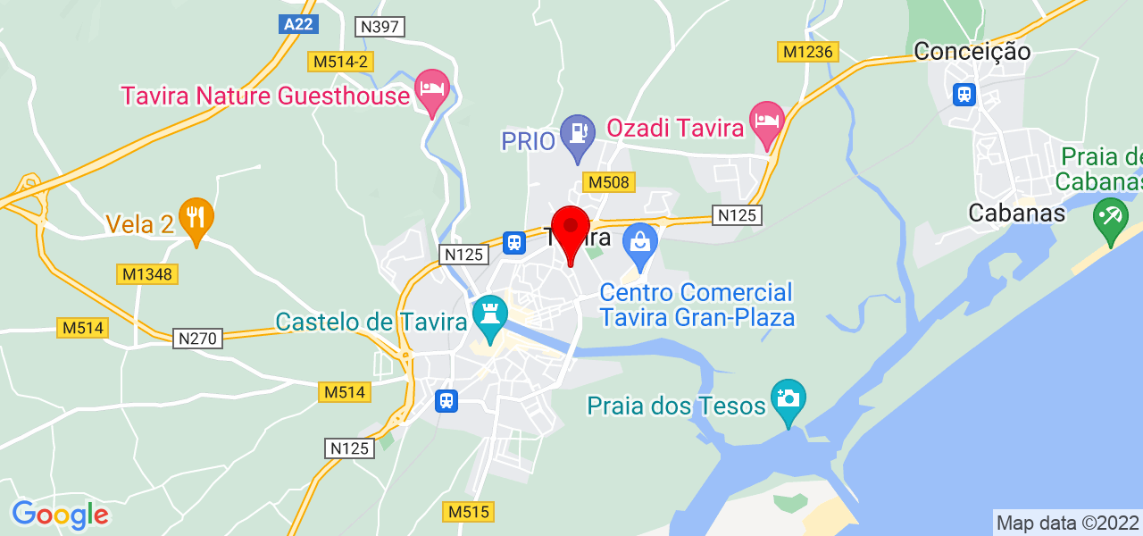 Jo limpezas - Faro - Tavira - Mapa