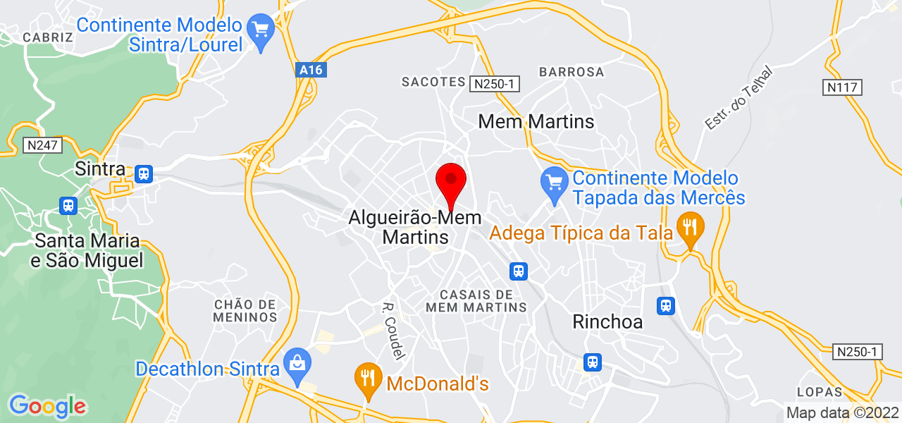 ElectriSintra - Lisboa - Sintra - Karte