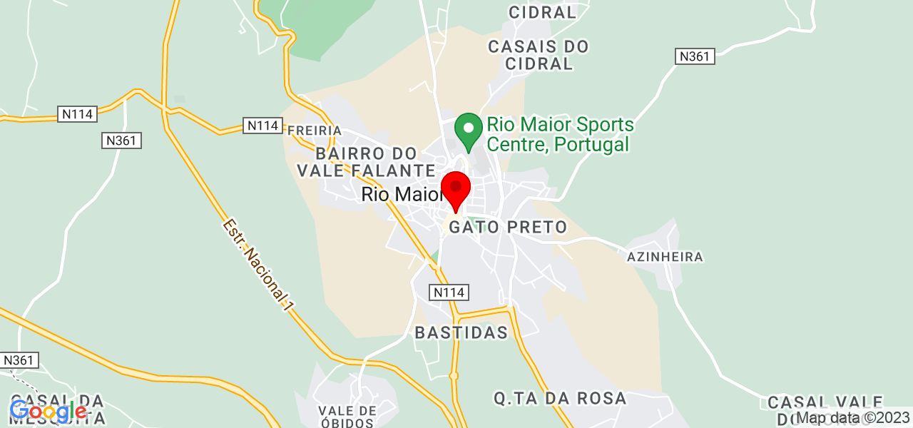 Valdi&ecirc; Silva - Santarém - Rio Maior - Mapa