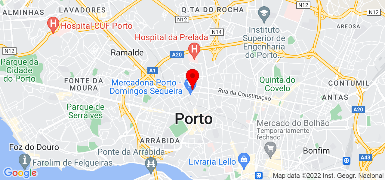 André Rangel - Porto - Porto - Mapa