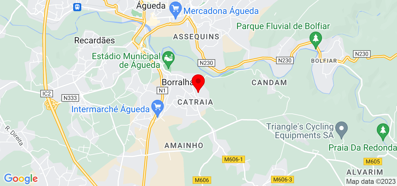 Letícia Cunha - Aveiro - Águeda - Map
