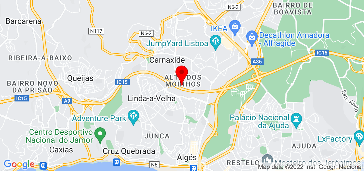 Marta - Lisboa - Oeiras - Mapa